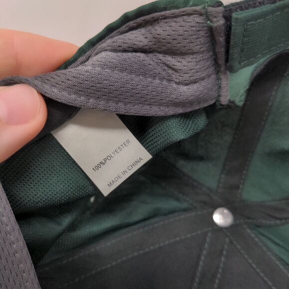 Major Traveler Strapback Hat Green One Size Embroidered Richardson - Picture 10 of 10